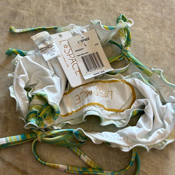NWT L*Space Maggie Roger Bikini Bottoms‎ Over the Rainbow - Picture 13 of 13